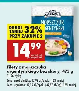 Biedronka Filet z morszczuka argentyńskiego Marinero oferta