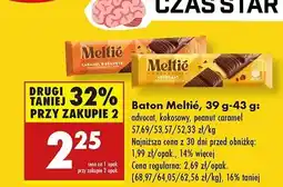 Biedronka Baton peanut caramel Meltie oferta