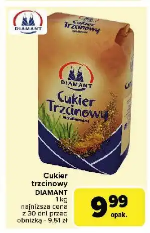 Carrefour Market Cukier trzcinowy nierafinowany Diamant Diamant polska oferta