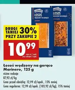 Biedronka Łosoś wędzony na ciepło w pieprzu Marinero oferta