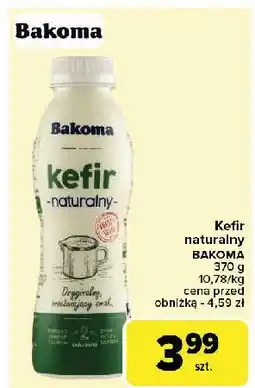 Carrefour Market Kefir naturalny BAKOMA KEFIR oferta