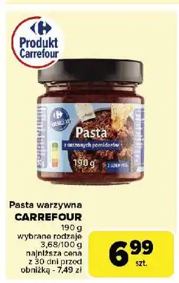 Carrefour Market Pasta z suszonych pomidorów i serem Carrefour oferta