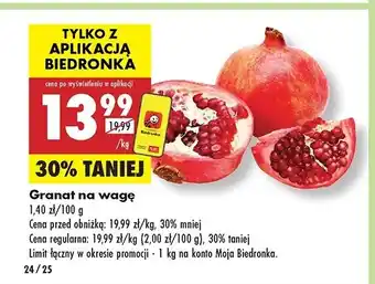 Biedronka Granat oferta