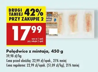 Biedronka Polędwice z mintaja Family fish oferta