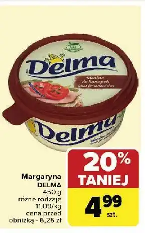 Carrefour Market Margaryna Delma extra o smaku wiejskiego bochenka oferta