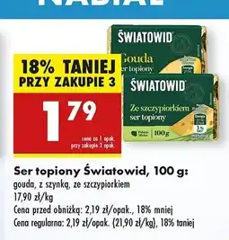 Biedronka Ser ze szczypiorkiem Światowid oferta