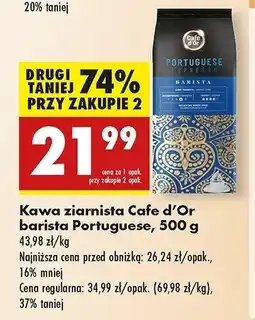 Biedronka Kawa portuguese espresso Cafe d'or barista oferta