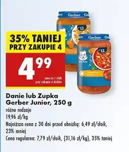 Biedronka Obiadek risotto z indykiem i warzywami Gerber junior oferta