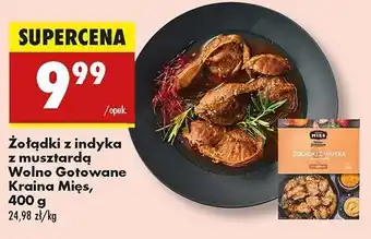 Biedronka Żołądki z indyka z musztardą wolno gotowane Kraina mięs oferta