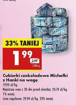 Biedronka Cukierki z hanki Śnieżka michałki oferta