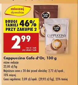 Biedronka Cappuccino czekoladowe Cafe d'or cappuccino oferta