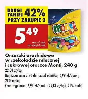 Biedronka Draże z orzechem Monti oferta