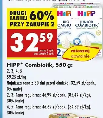 Biedronka Mleko 3 Hipp junior combiotik oferta