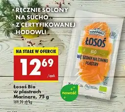 Biedronka Łosoś wędzony na zimno plastry Marinero oferta