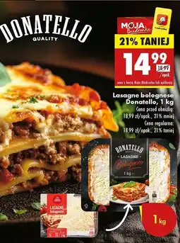 Biedronka lasagne bolognese Donatello oferta