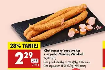 Biedronka Kiełbasa głogowska z szynki Madej & wróbel oferta