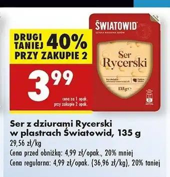 Biedronka Ser rycerski plastry Światowid oferta