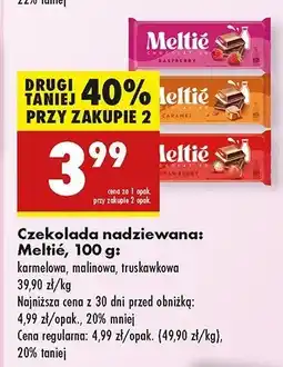 Biedronka Czekolada truskawkowa Meltie oferta