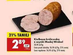 Biedronka Kiełbasa królewska z szynki Madej & wróbel oferta