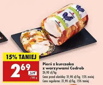 Biedronka Pierś z kurczaka z warzywami Cedrob oferta