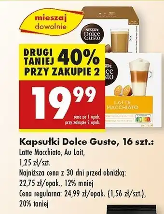 Biedronka Kawa cafe au lait Nescafe oferta