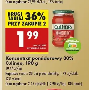 Biedronka Koncentrat pomidorowy 30% Culineo oferta