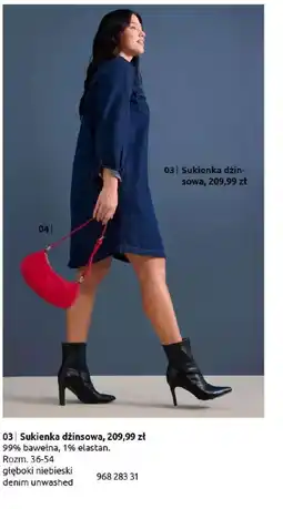 BonPrix Sukienka dżinsowa Denim oferta