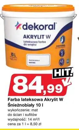 Bricomarche Farba lateksowa Dekoral oferta