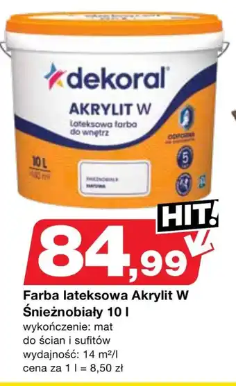 Bricomarche Farba lateksowa Dekoral oferta