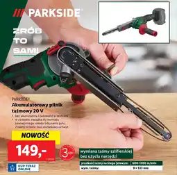 Lidl Pilnik taśmowy Parkside oferta