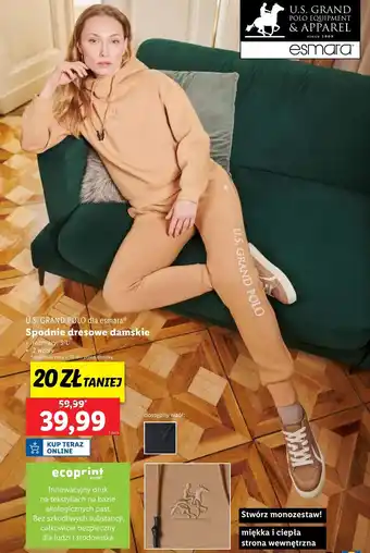 Lidl Spodnie dresowe Esmara oferta