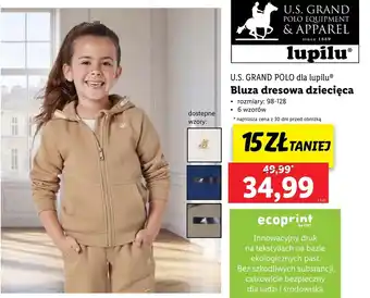 Lidl Bluza dresowa dziecięca Lupilu oferta