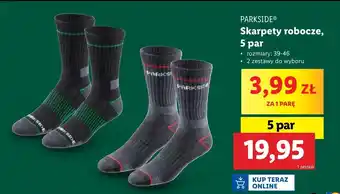 Lidl Skarpety Parkside oferta