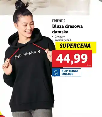 Lidl Bluza dresowa Friends oferta