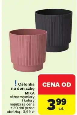 Carrefour Market Osłonka na doniczkę Mika oferta