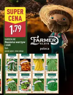 ALDI Nasiona warzyw Gardenline oferta