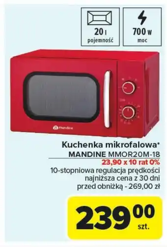 Carrefour Market Kuchenka mikrofalowa Mandine oferta