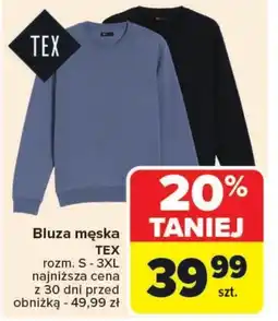 Carrefour Market Bluza męska TEX oferta