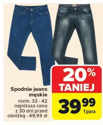 Carrefour Market Spodnie męskie oferta