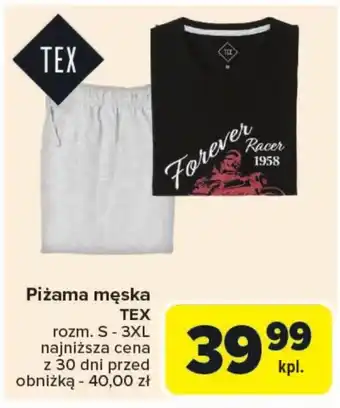 Carrefour Market Piżama męska TEX oferta