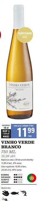 Biedronka Wino Vinho Verde Branco oferta