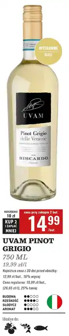 Biedronka Wino Uvam Pinot Grigio oferta