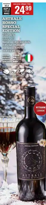 Biedronka Wino Astrale Rosso oferta