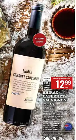 Biedronka Wino Shiraz Cabernet Sauvignon Australia oferta