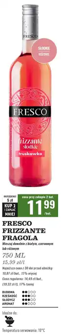 Biedronka Wino Fresco Frizzante Fragola oferta