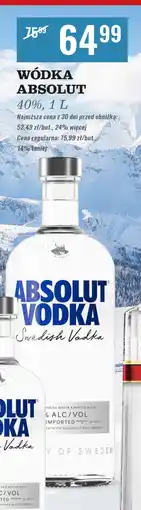 Biedronka Wódka Absolut Vodka oferta