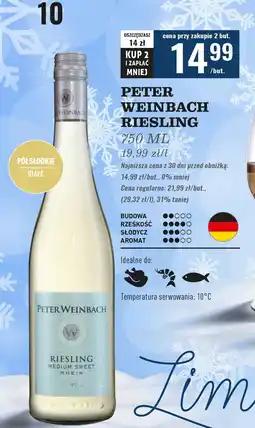 Biedronka Wino Peter Weinbach Riesling oferta