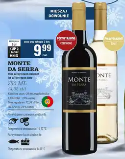 Biedronka Wino półwytrawne Monte Da Serra oferta