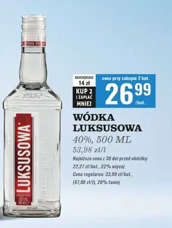 Biedronka Wódka Luksusowa Polish Vodka oferta