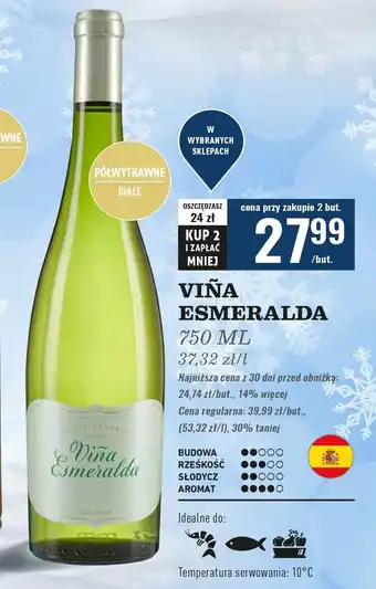 Biedronka Wino Vina Esmeralda oferta